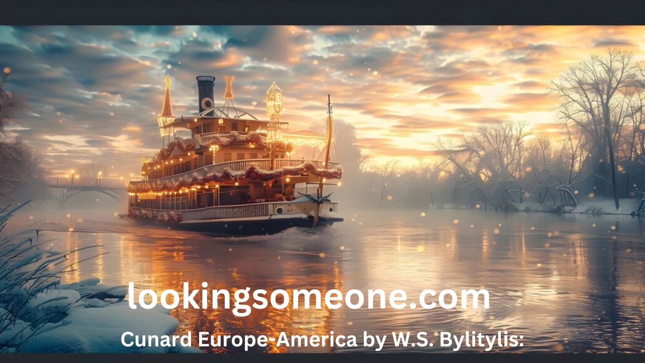 Cunard Europe-America by W.S. Bylitylis