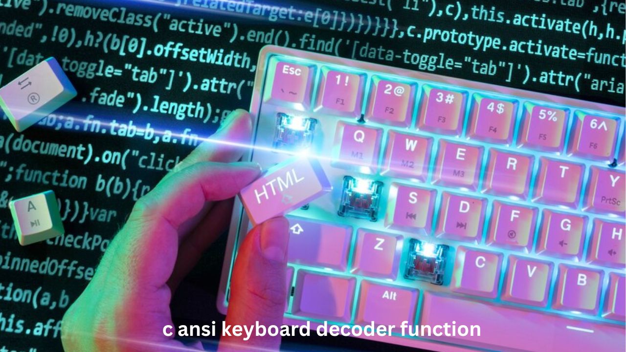 c ansi keyboard decoder function