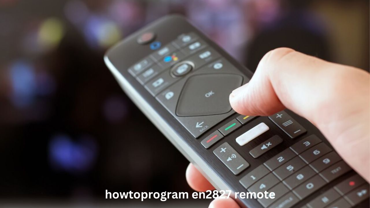 How to Program EN2827 Remote